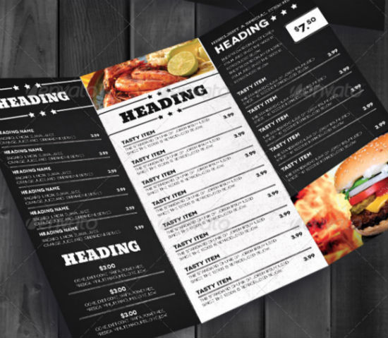 Template menu package