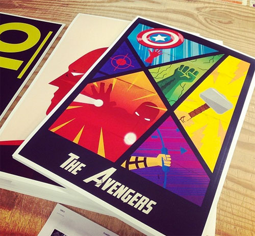 13x18 prints of The Avengers