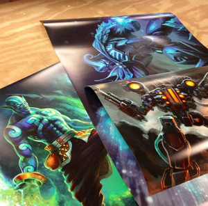 A few 24x36 posters we printed