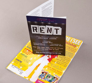 Playbill and magazine we printed