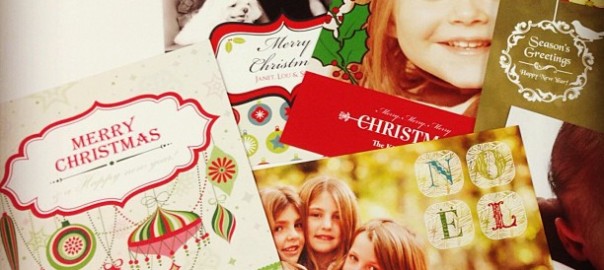 Holiday cards we printed