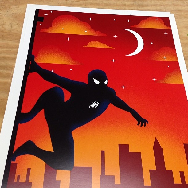 spider man poster printing