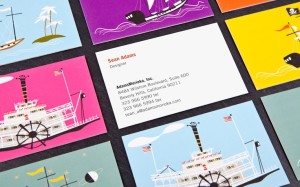 business cards with different backgrounds