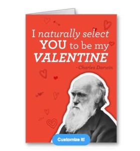 Darwin Valentines Card