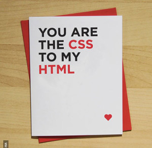 HTML and CSS valentines card