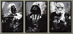 Black Star Wars Posters