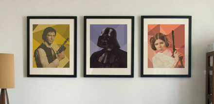 Modern Star Wars Posters by CaptainsPrintShop