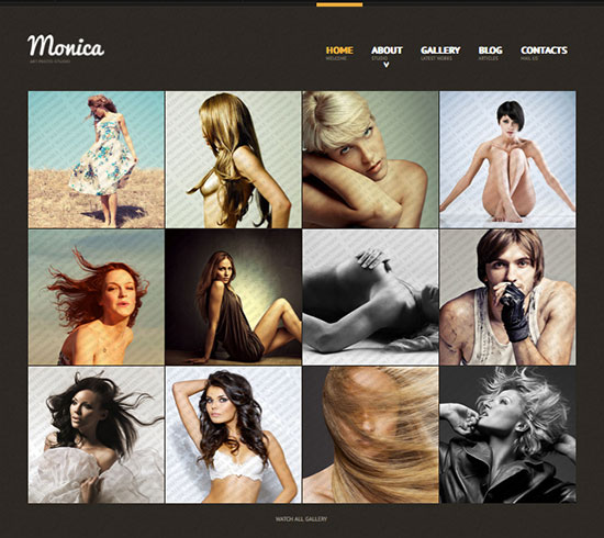 photo studio website template