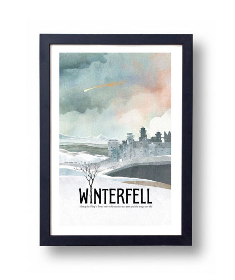 11x17 Winterfell Poster