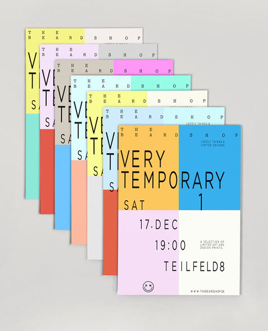 Flyer design with Typography