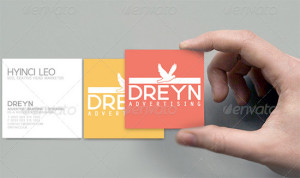 corporate square business cards