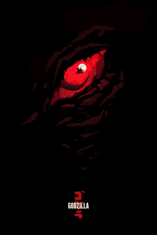 Print Godzilla Poster