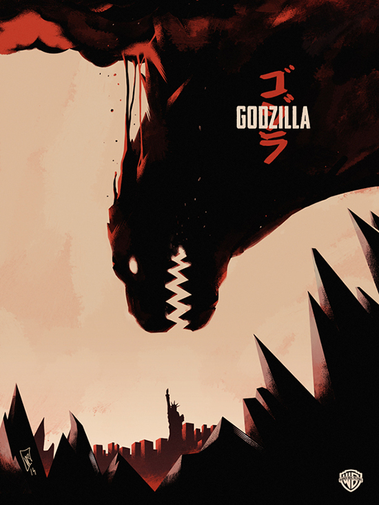 Godzilla 2014 Movie Fan Poster