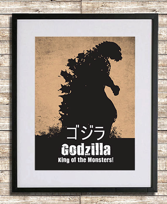 Handmade Godzilla Poster