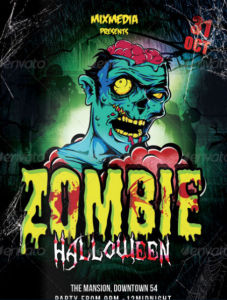 Halloween Zombie Flyer