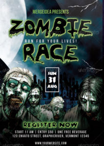 Zombie Race Flyer