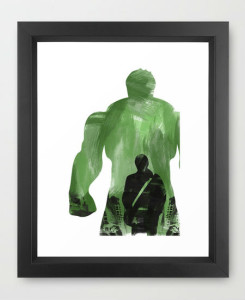 Hulk poster on Society6 by LynxArtCollection