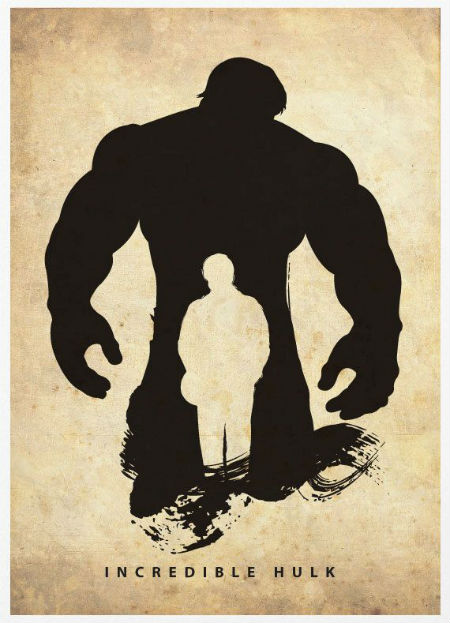 Minimalist Hulk Poster