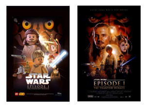 Comparing Star Wars Lego posters with the originals