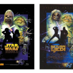 Lego Star Wars Ep6 Poster compared to original movie poster