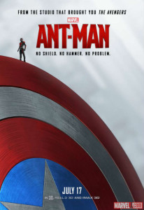 Antman Movie Poster with Cap Shield