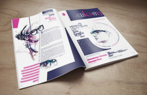 Typography based newsletter design