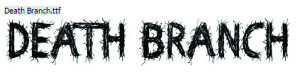 Death Branch Font