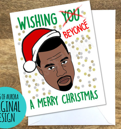 Kanye West Funny Holiday Card