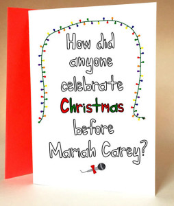 Mariah Carey Holiday Christmas Card