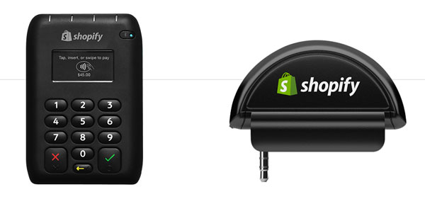 2 different Shopify POS Card Readers