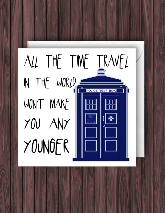 Doctor Who Birthday Card