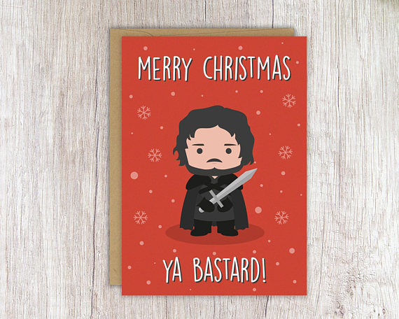 Funny Jon Snow Card