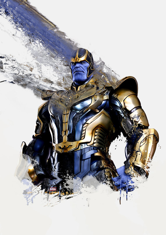 Thanos Art Poster