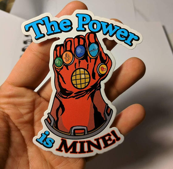 Gauntlet Sticker