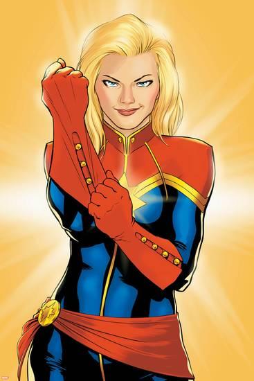 Captain Marvel #1 poster print