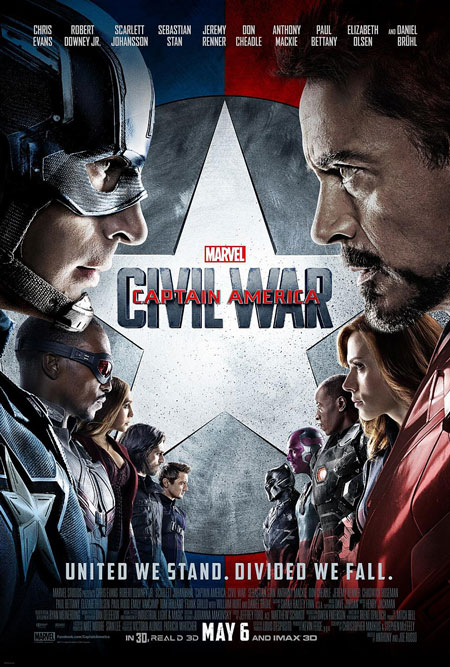 Marvel Captain America Civil War Poster