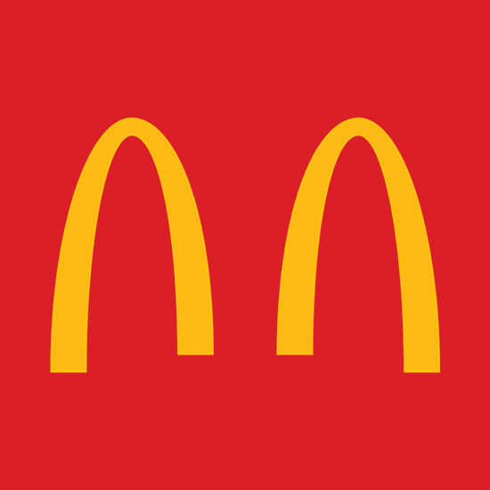 McDonald's social distancing logo