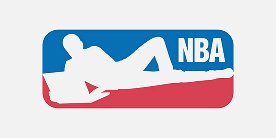 NBA logo recreated to reflect 2020 hiatus