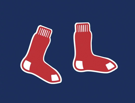 Boston Red Sox social distancing logo