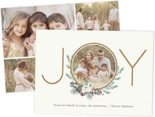 Joy printable card 
